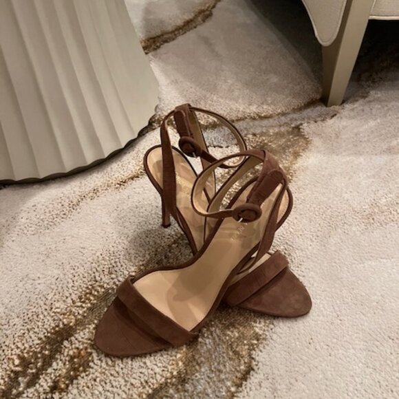 Veronica Beard Darcelle Ankle-Strap Stiletto Heels - Picture 5 of 9